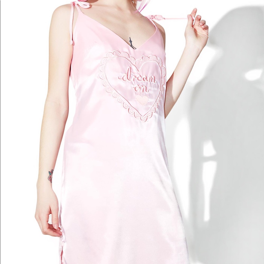 Lazy Oaf dream on slip dress - Picture 4 of 4